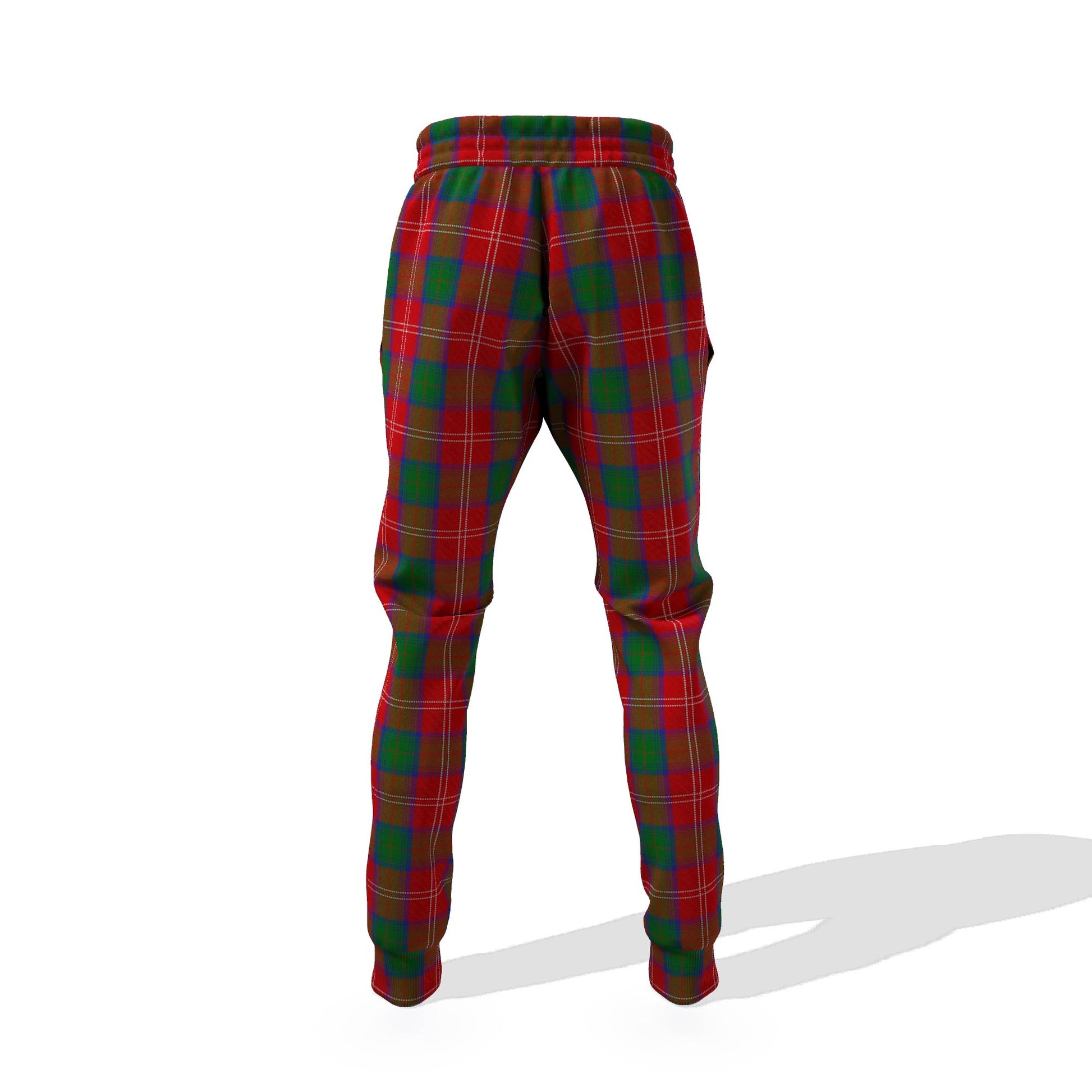 Chisholm Tartan Joggers Pants with Family Crest 6XL - Tartan Vibes Clothing