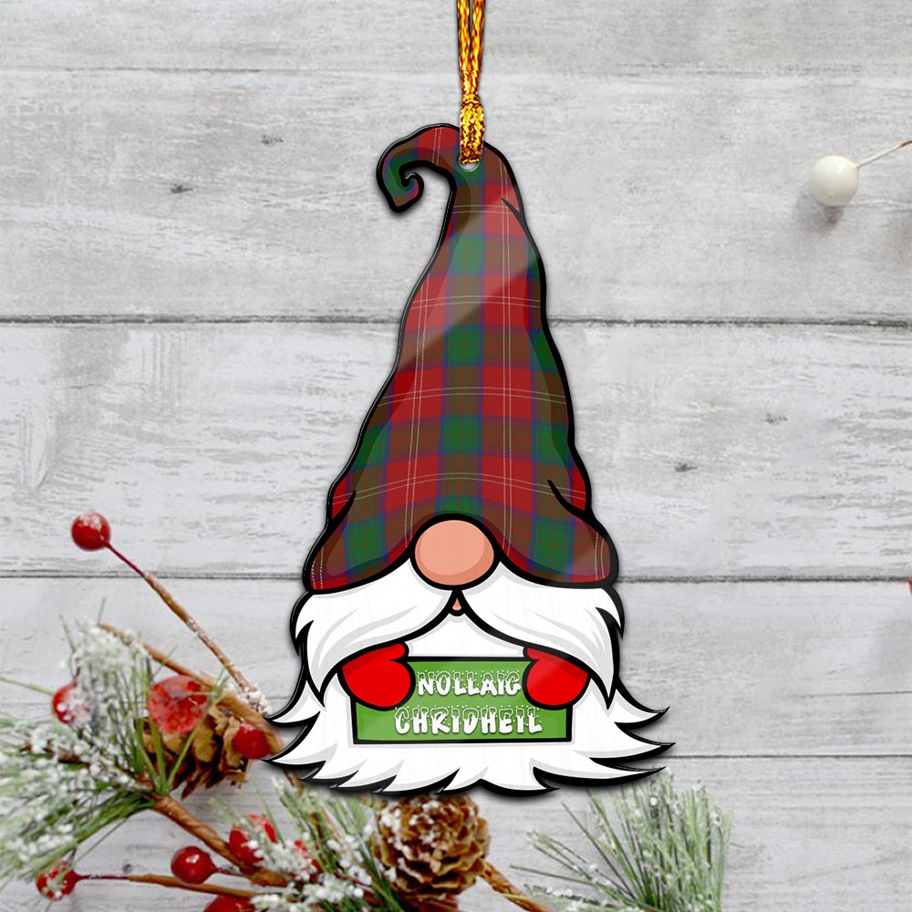 Chisholm Gnome Christmas Ornament with His Tartan Christmas Hat - Tartan Vibes Clothing