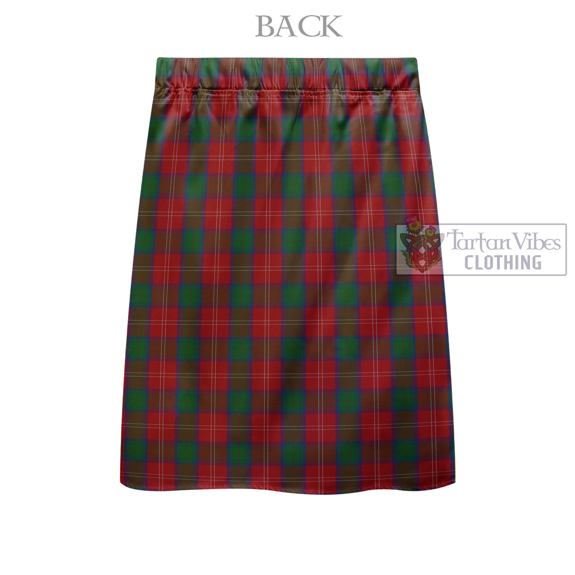 Tartan Vibes Clothing Chisholm Tartan Men's Pleated Skirt - Fashion Casual Retro Scottish Style