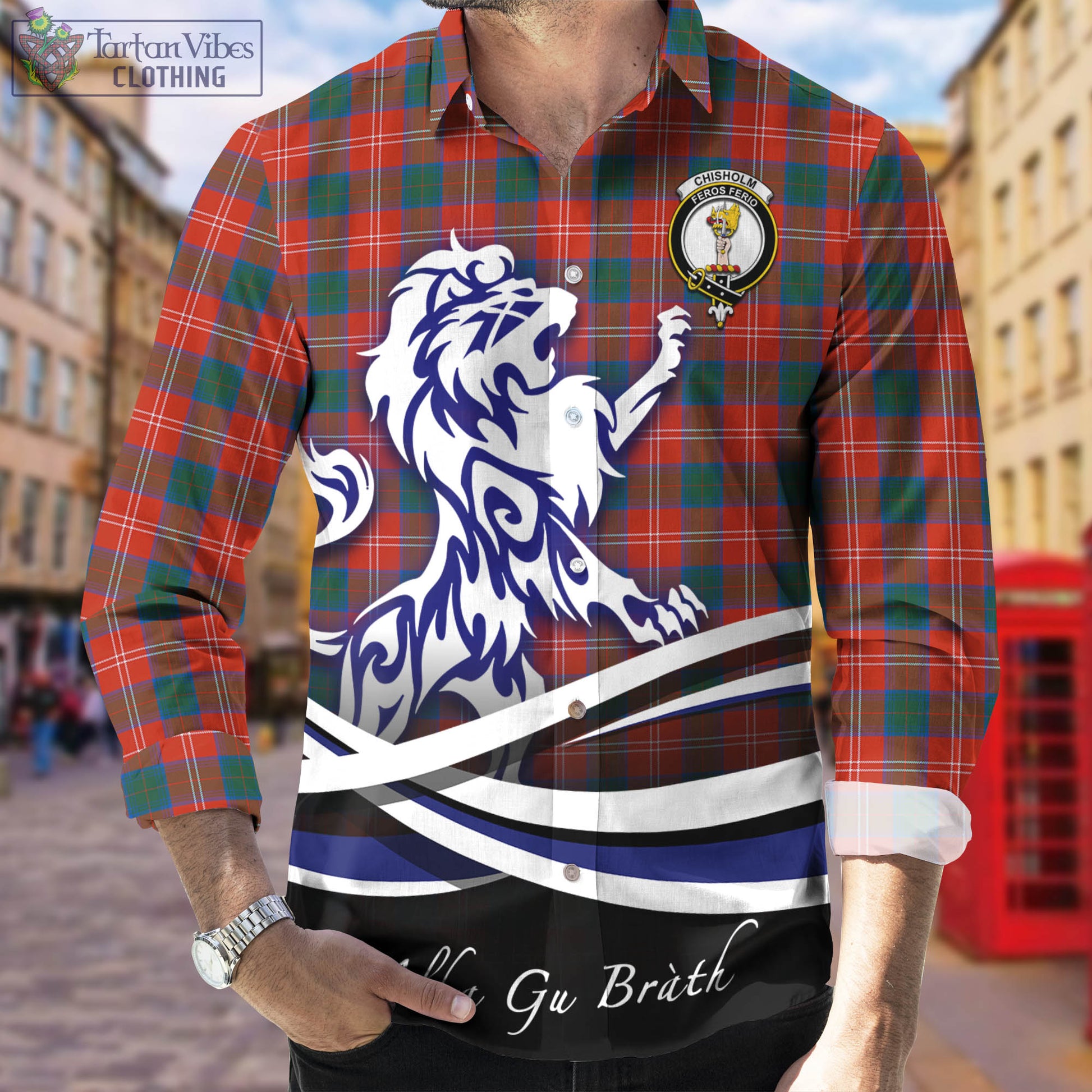 chisholm-ancient-tartan-long-sleeve-button-up-shirt-with-alba-gu-brath-regal-lion-emblem