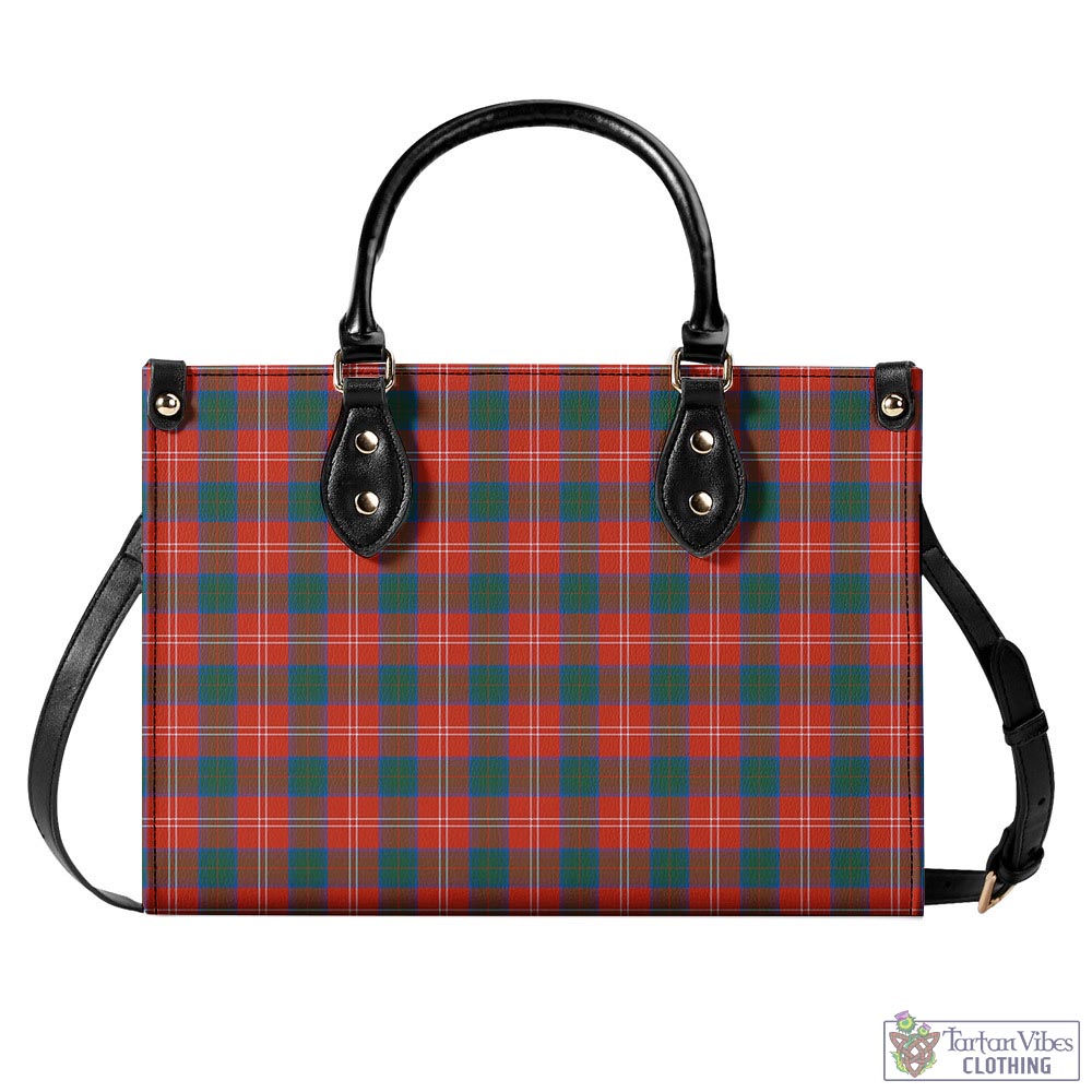 Tartan Vibes Clothing Chisholm Ancient Tartan Luxury Leather Handbags