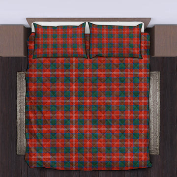 Chisholm Ancient Tartan Quilt Bed Set