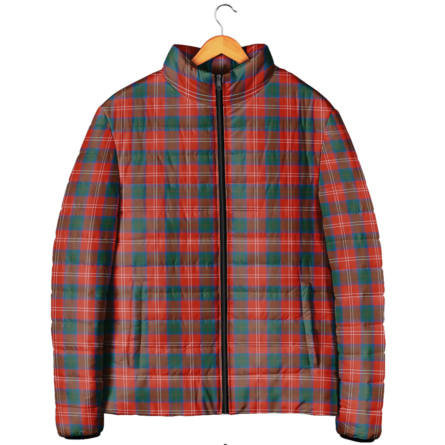 Chisholm Ancient Tartan Padded Jacket Men's Padded Jacket - Tartan Vibes Clothing