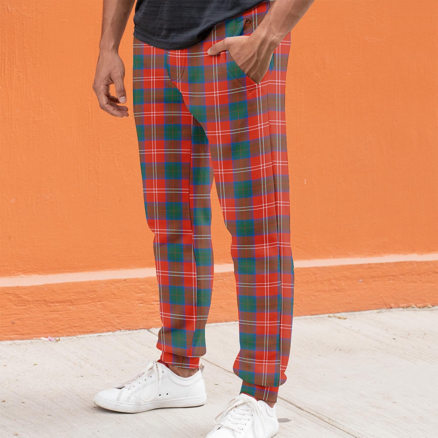 Chisholm Ancient Tartan Joggers Pants S - Tartan Vibes Clothing