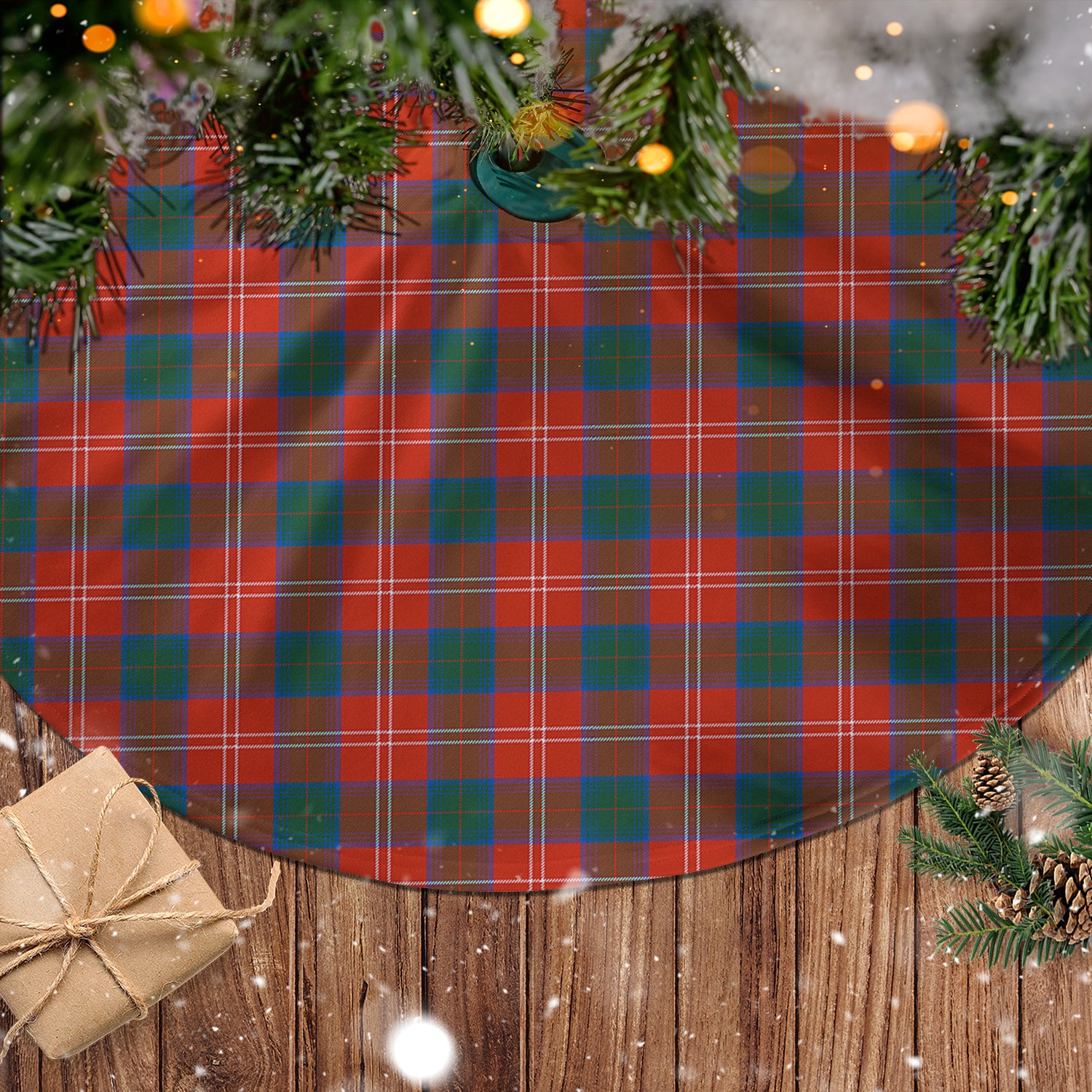 Chisholm Ancient Tartan Christmas Tree Skirt - Tartanvibesclothing