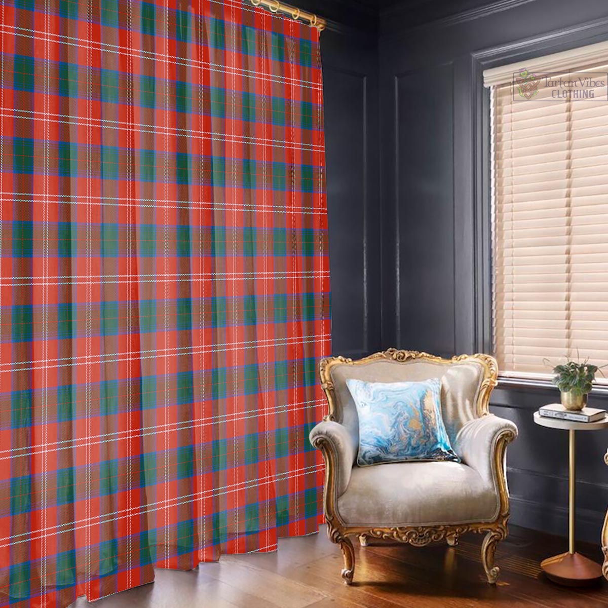 Chisholm Ancient Tartan Window Curtain