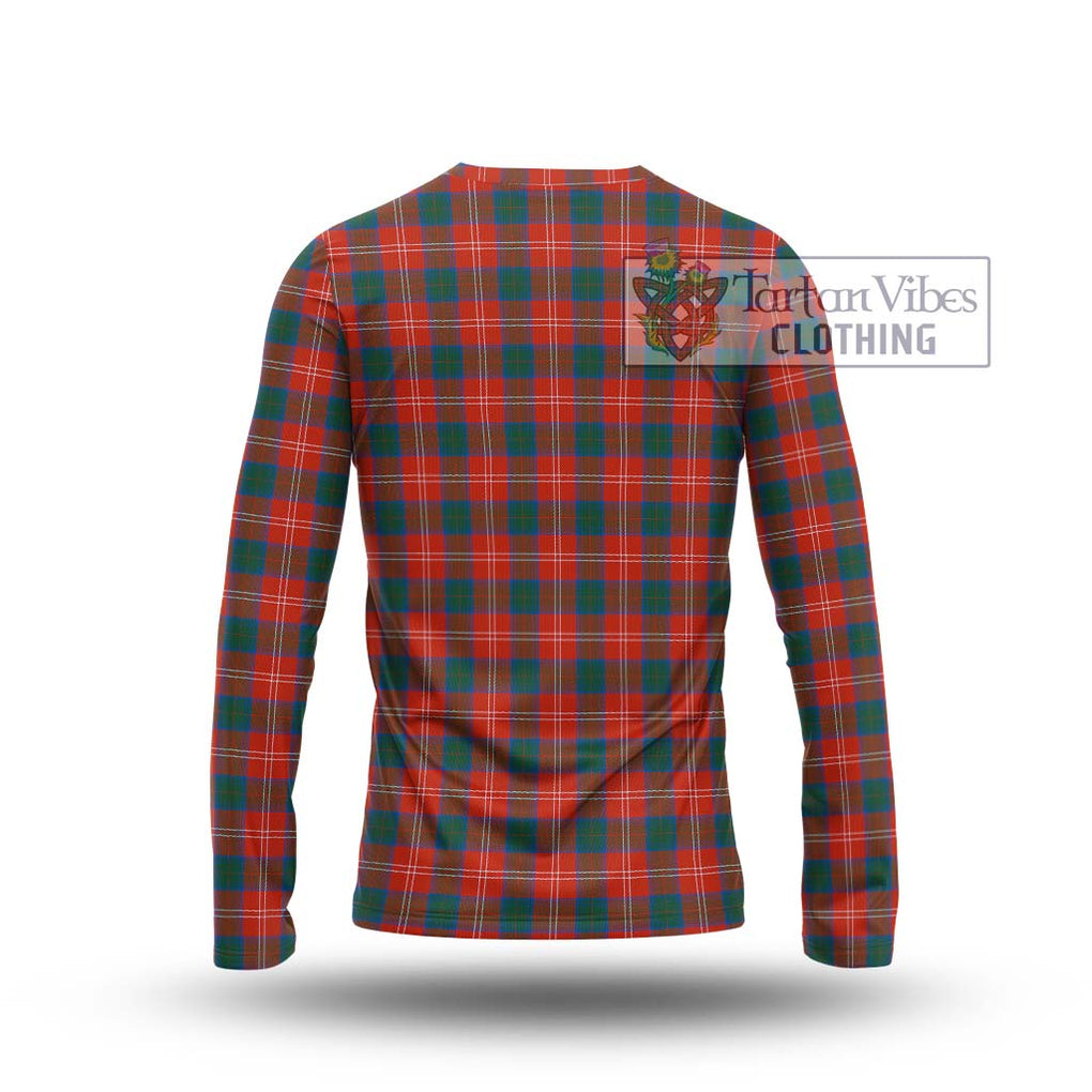 Chisholm Ancient Tartan Long Sleeve T-Shirt with Family Crest DNA In Me Style - Tartanvibesclothing Shop