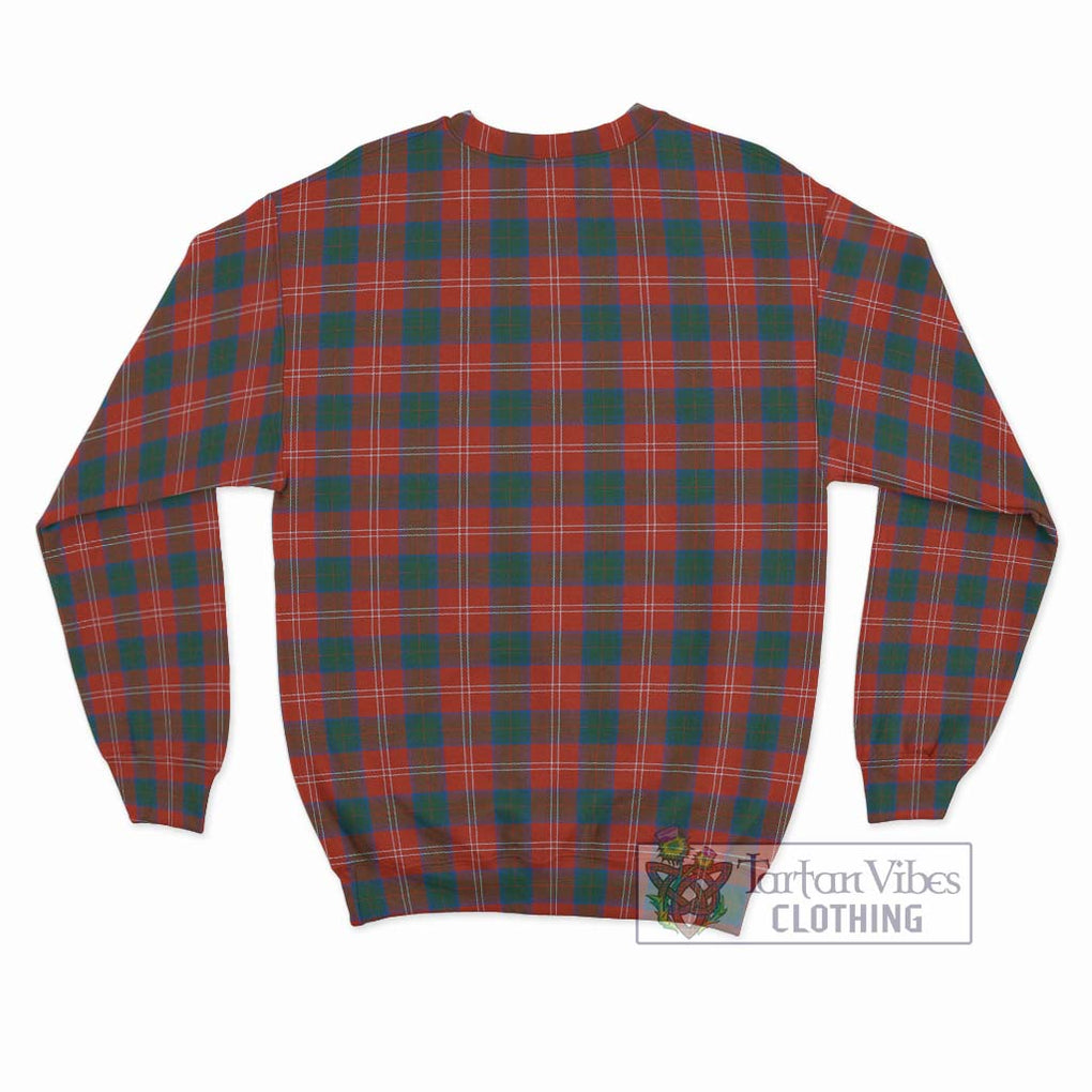 Chisholm Ancient Tartan Sweatshirt with Family Crest DNA In Me Style - Tartanvibesclothing Shop