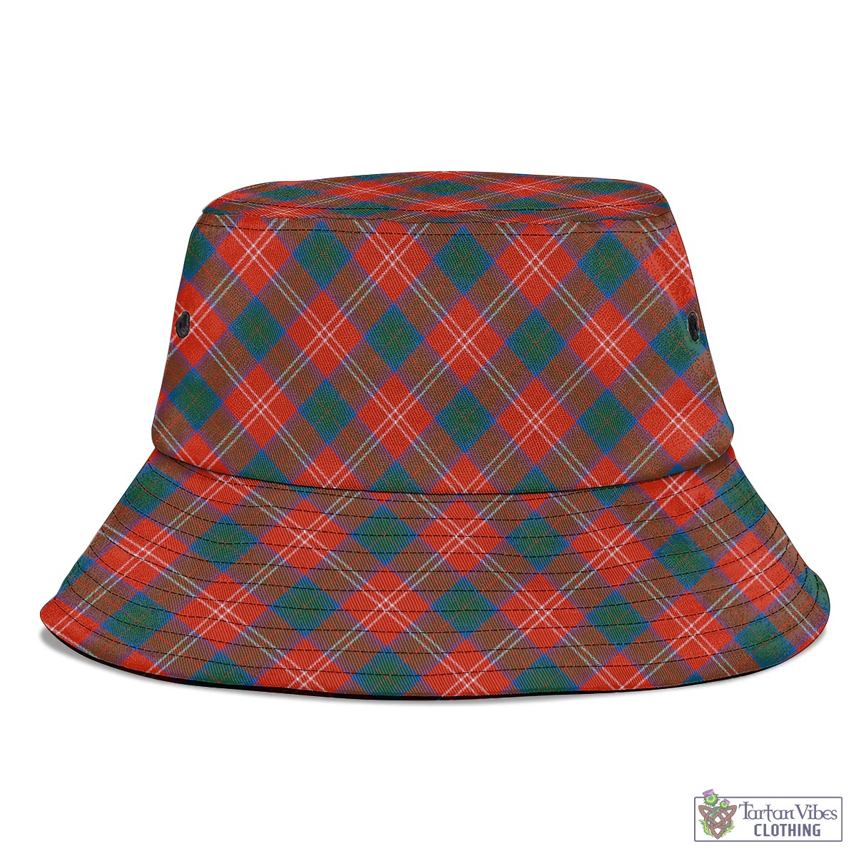 Tartan Vibes Clothing Chisholm Ancient Tartan Bucket Hat