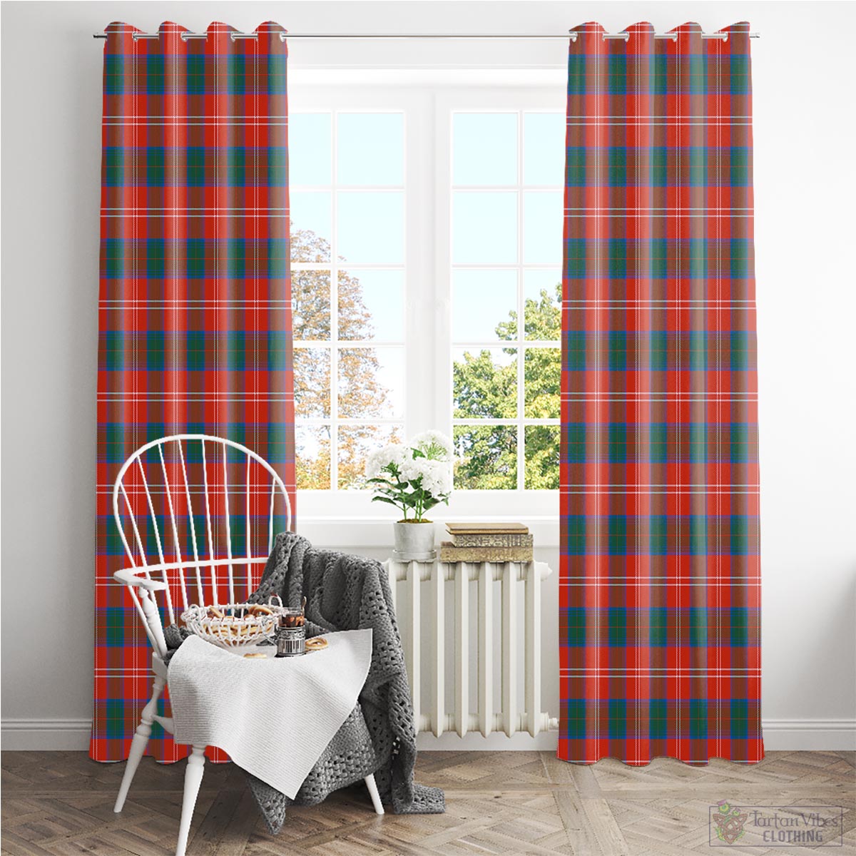 Chisholm Ancient Tartan Window Curtain