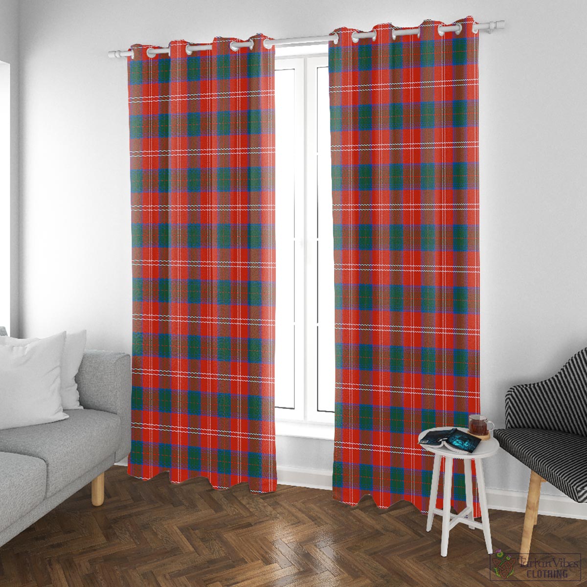 Chisholm Ancient Tartan Window Curtain