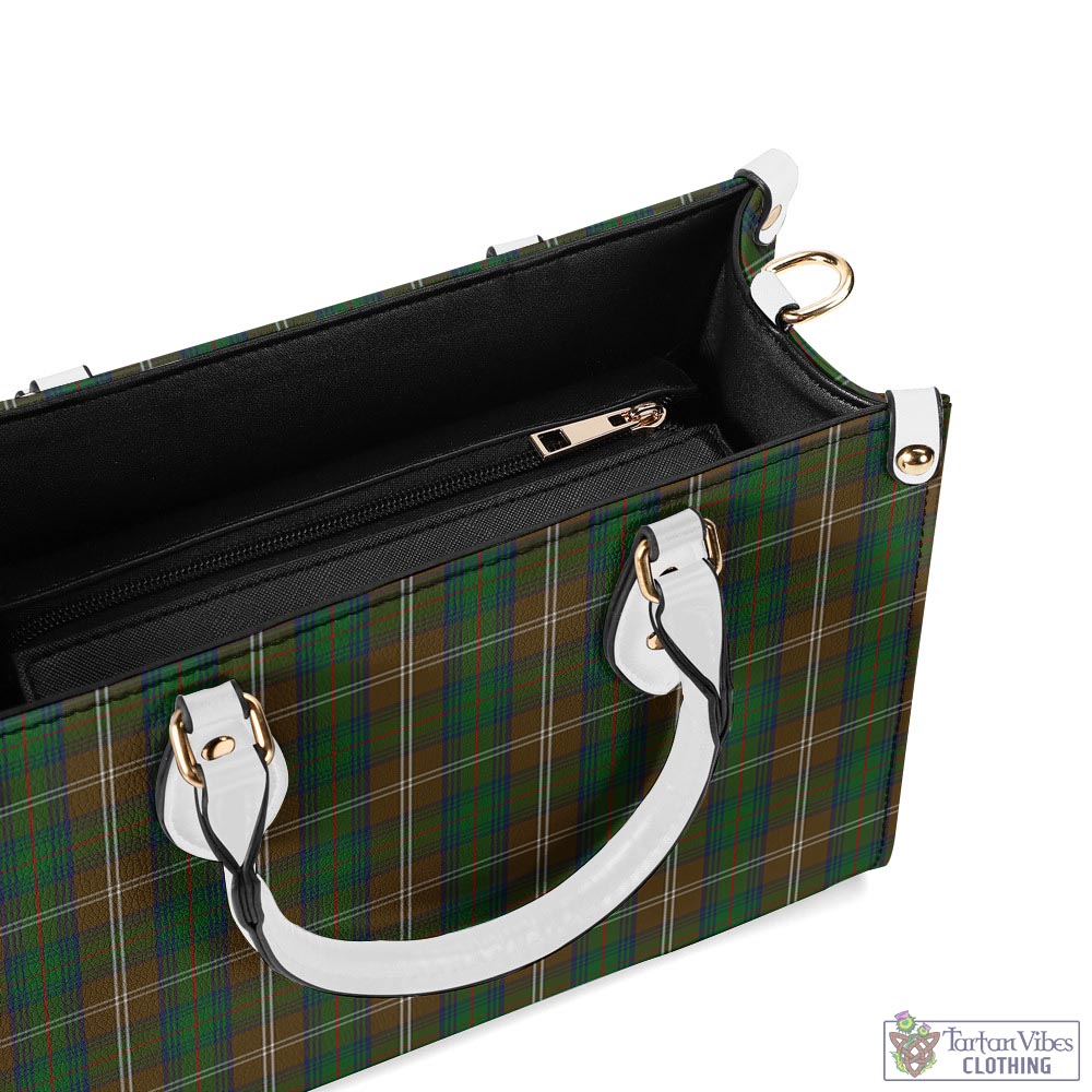 Tartan Vibes Clothing Chisholm Hunting Tartan Luxury Leather Handbags