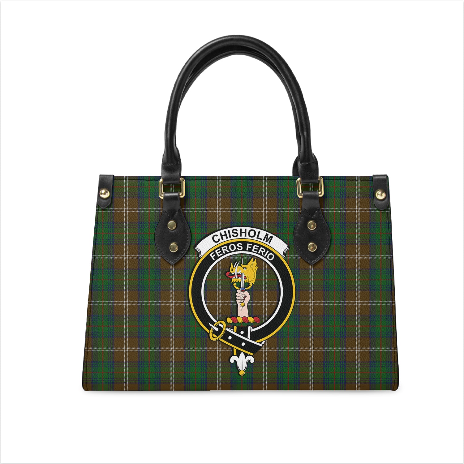 chisholm-hunting-tartan-leather-bag-with-family-crest