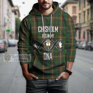 Chisholm Hunting Tartan Hoodie with Family Crest DNA In Me Style