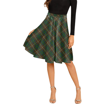 Chisholm Hunting Tartan Melete Pleated Midi Skirt