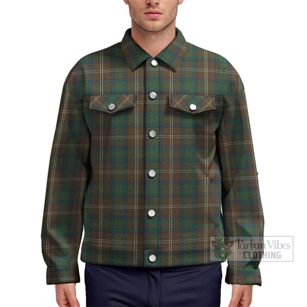 Chisholm Hunting Tartan Unisex Lapel Cotton Jacket Unisex - Tartan Vibes Clothing