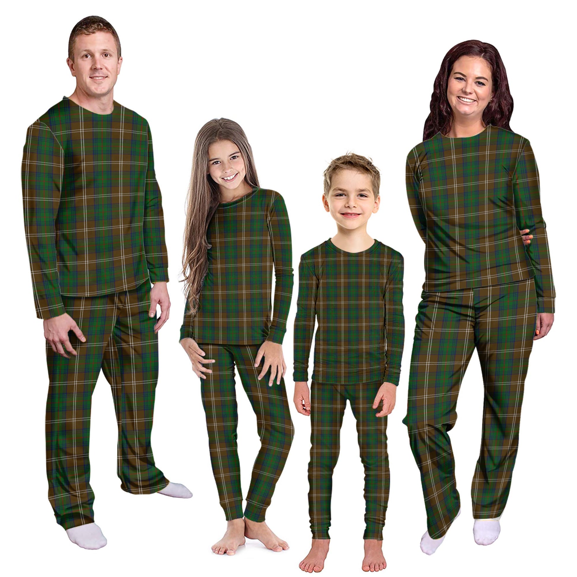 Chisholm Hunting Tartan Pajamas Family Set Kid - Tartan Vibes Clothing