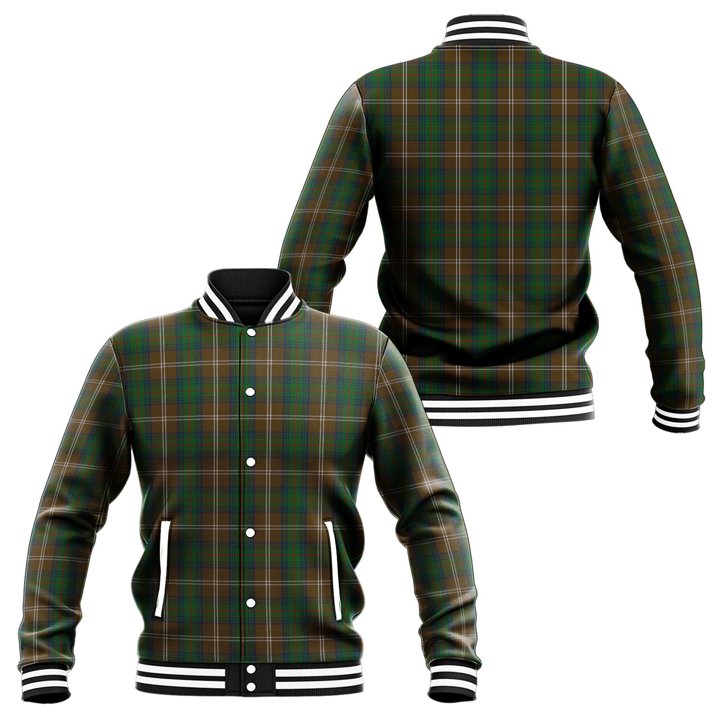 Chisholm Hunting Tartan Baseball Jacket Unisex - Tartan Vibes Clothing