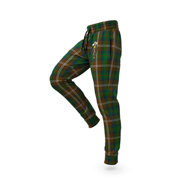 Chisholm Hunting Tartan Joggers Pants with Family Crest