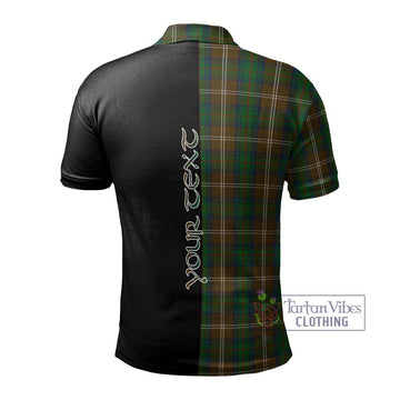 Chisholm Hunting Tartan Polo Shirt with Family Crest and Half Of Me Style