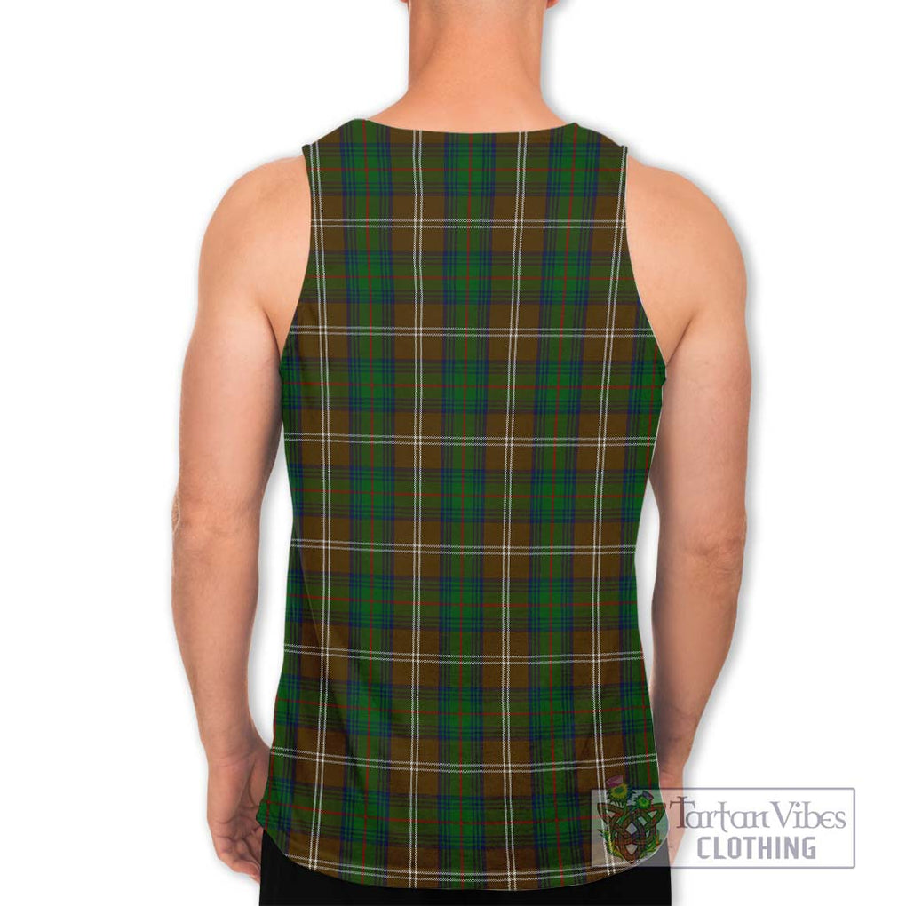 Chisholm Hunting Tartan Men's Tank Top with Family Crest DNA In Me Style - Tartanvibesclothing Shop