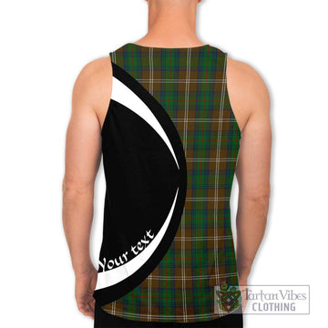 Chisholm Hunting Tartan Men's Tank Top with Family Crest Circle Style