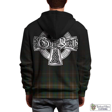 Chisholm Hunting Tartan Hoodie Featuring Alba Gu Brath Family Crest Celtic Inspired