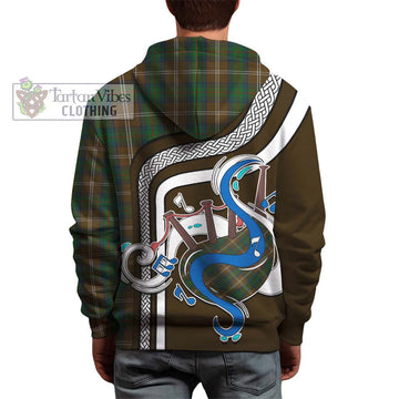 Chisholm Hunting Tartan Hoodie with Epic Bagpipe Style