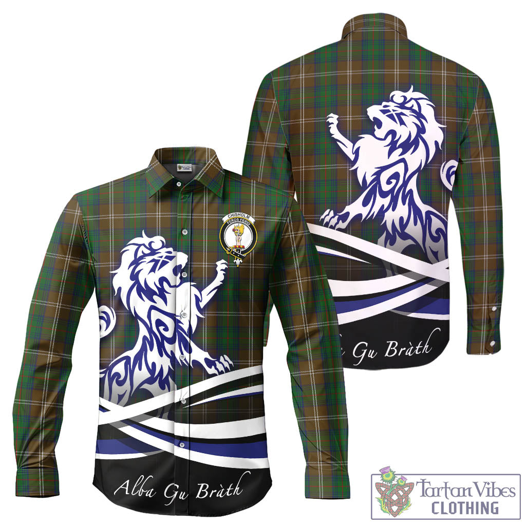 chisholm-hunting-tartan-long-sleeve-button-up-shirt-with-alba-gu-brath-regal-lion-emblem