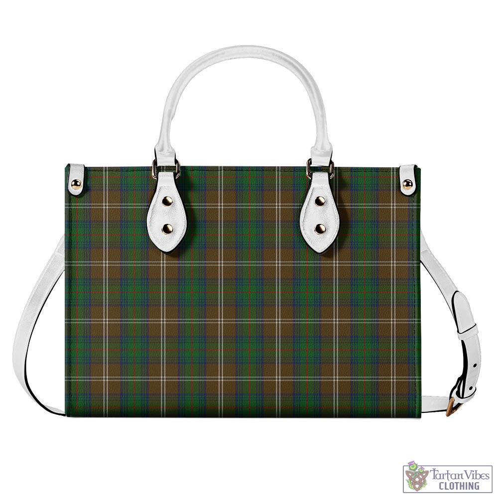 Tartan Vibes Clothing Chisholm Hunting Tartan Luxury Leather Handbags