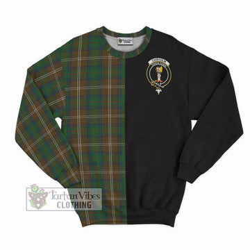 Chisholm Hunting Tartan Sweatshirt with Family Crest and Half Of Me Style