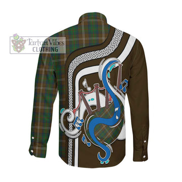 Chisholm Hunting Tartan Long Sleeve Button Shirt with Epic Bagpipe Style