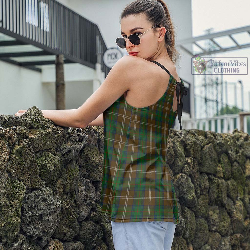 Tartan Vibes Clothing Chisholm Hunting Tartan Loose Halter Neck Camisole