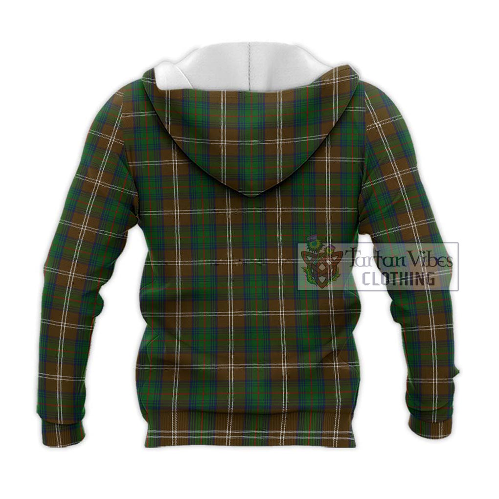 Chisholm Hunting Tartan Knitted Hoodie with Family Crest DNA In Me Style - Tartanvibesclothing Shop