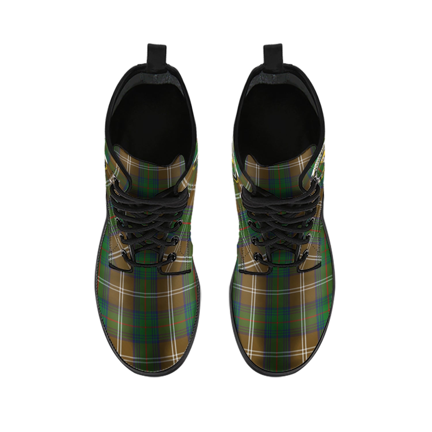 chisholm-hunting-tartan-leather-boots-with-family-crest