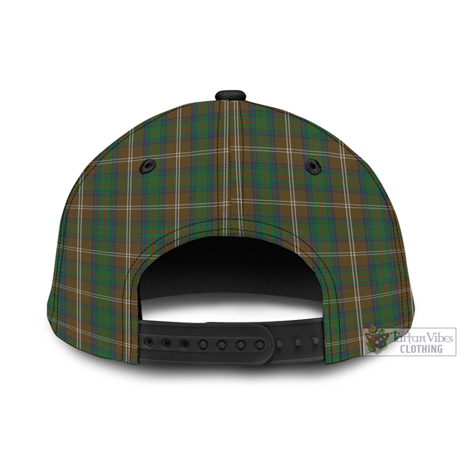 Tartan Vibes Clothing Chisholm Hunting Tartan Classic Cap with Family Crest In Me Style