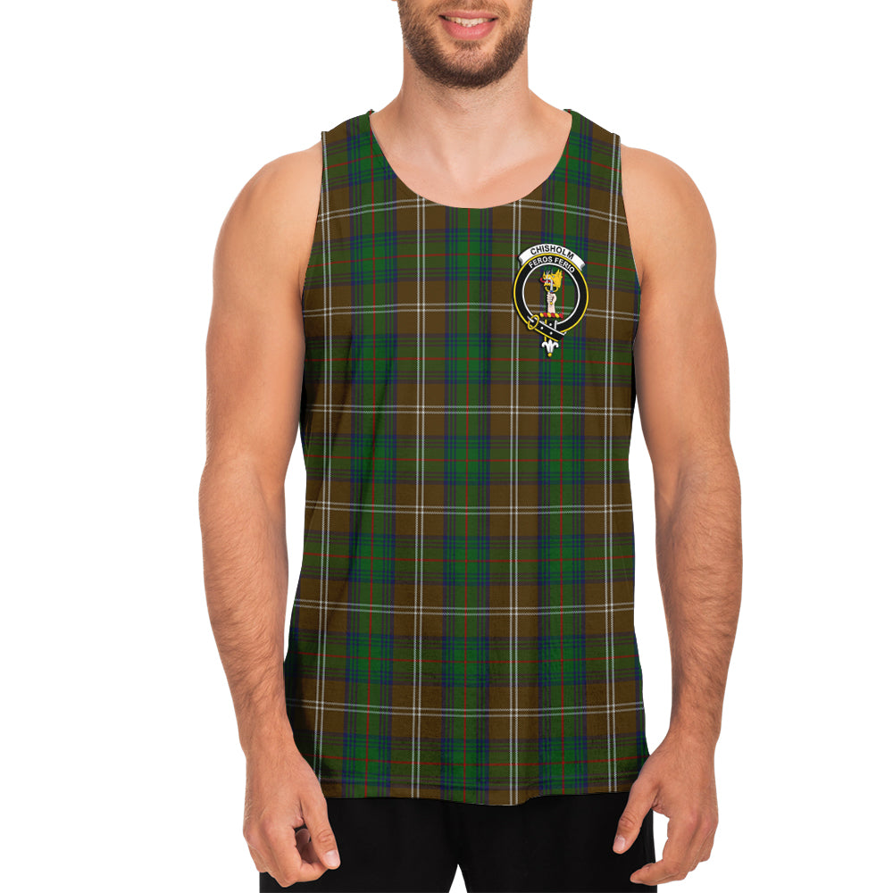 chisholm-hunting-tartan-mens-tank-top-with-family-crest