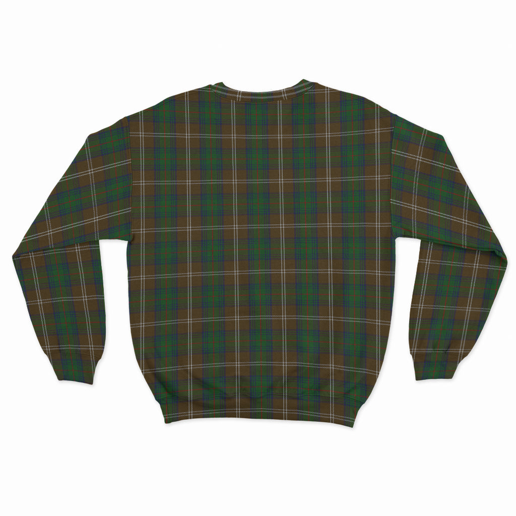 Chisholm Hunting Tartan Sweatshirt with Family Crest - Tartan Vibes Clothing