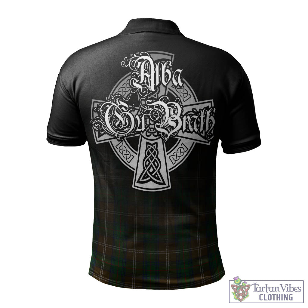 Tartan Vibes Clothing Chisholm Hunting Tartan Polo Shirt Featuring Alba Gu Brath Family Crest Celtic Inspired