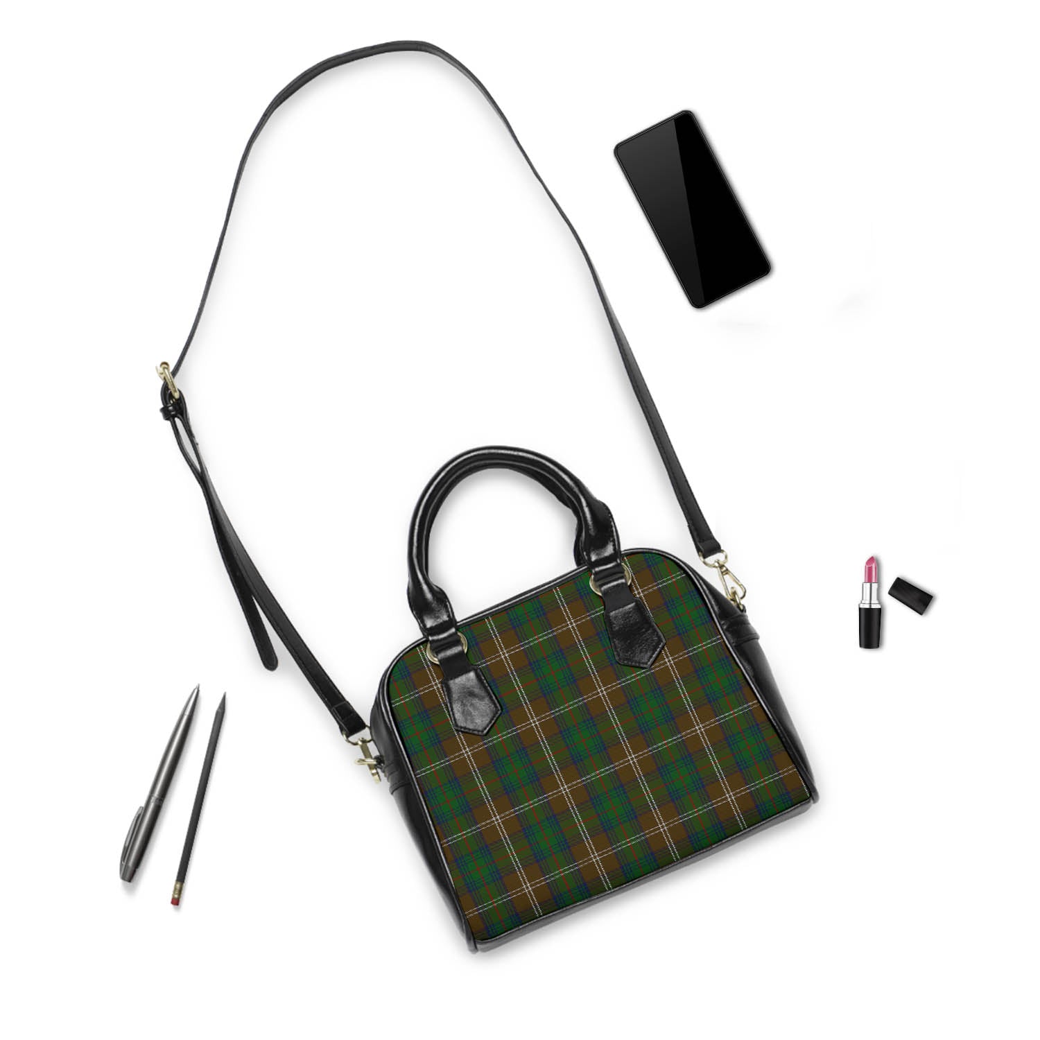 Chisholm Hunting Tartan Shoulder Handbags - Tartanvibesclothing