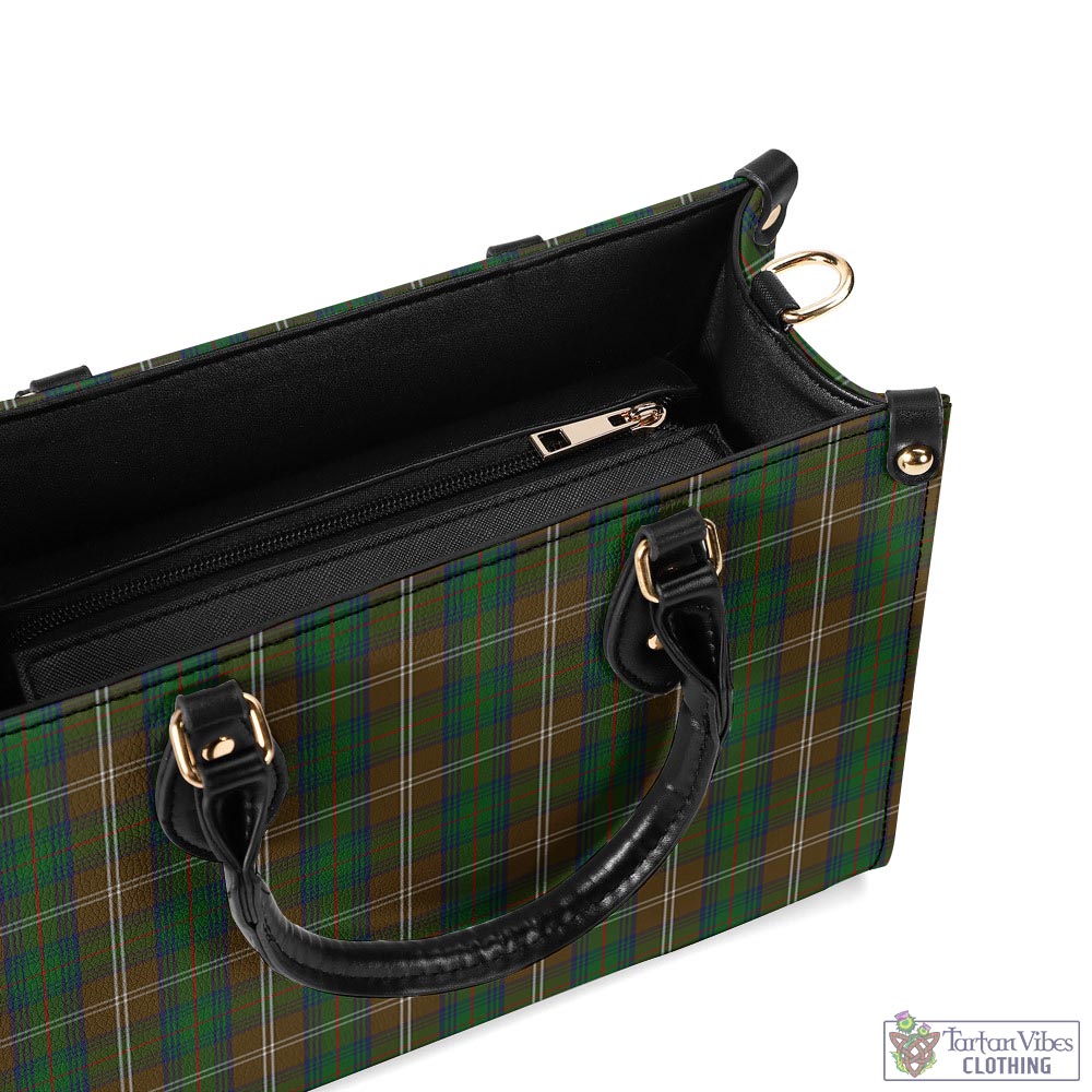 Tartan Vibes Clothing Chisholm Hunting Tartan Luxury Leather Handbags