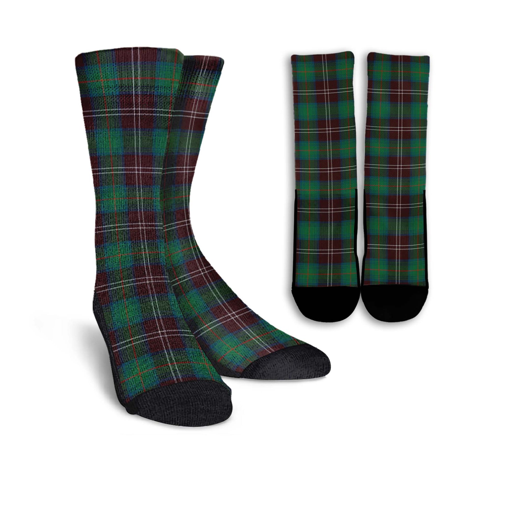 Chisholm Hunting Ancient Tartan Crew Socks - Tartanvibesclothing