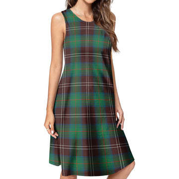 Chisholm Hunting Ancient Tartan Womens Casual Dresses