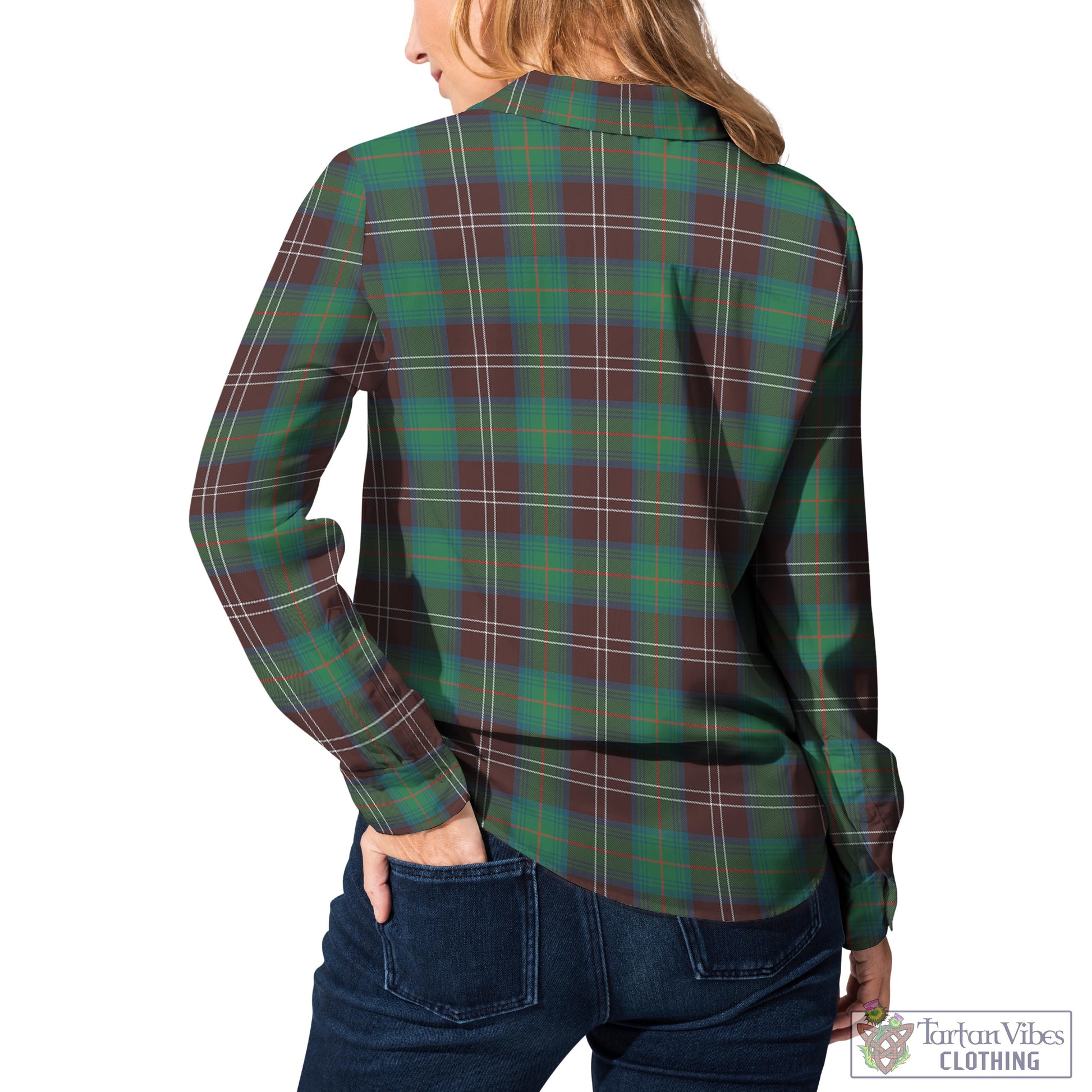 Chisholm Hunting Ancient Tartan Womens Casual Shirt