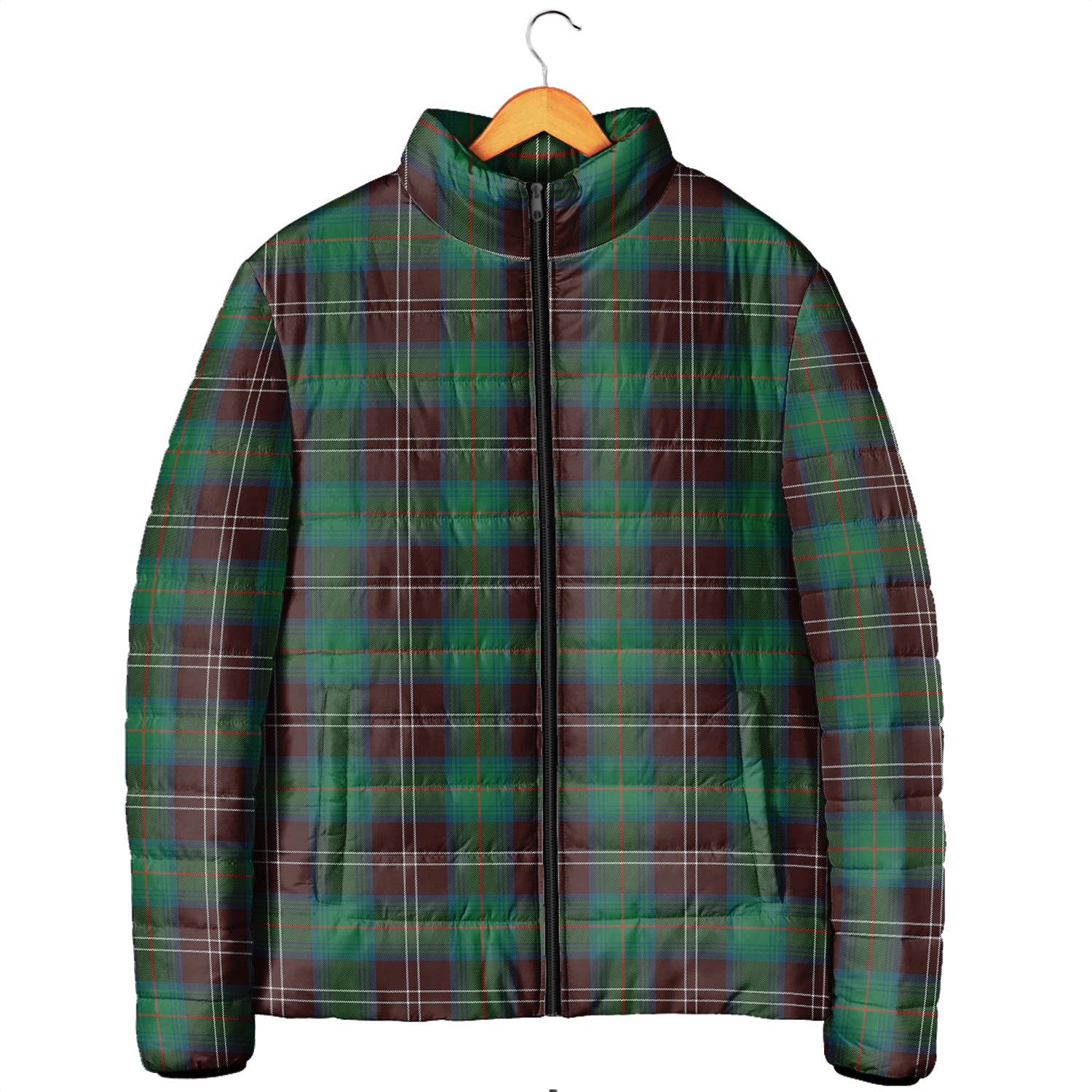 Chisholm Hunting Ancient Tartan Padded Jacket - Tartanvibesclothing