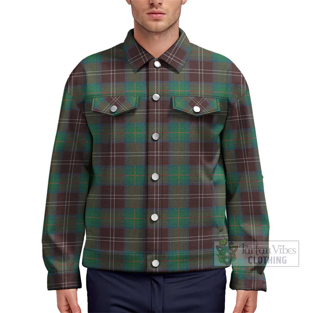 Chisholm Hunting Ancient Tartan Unisex Lapel Cotton Jacket Unisex - Tartan Vibes Clothing