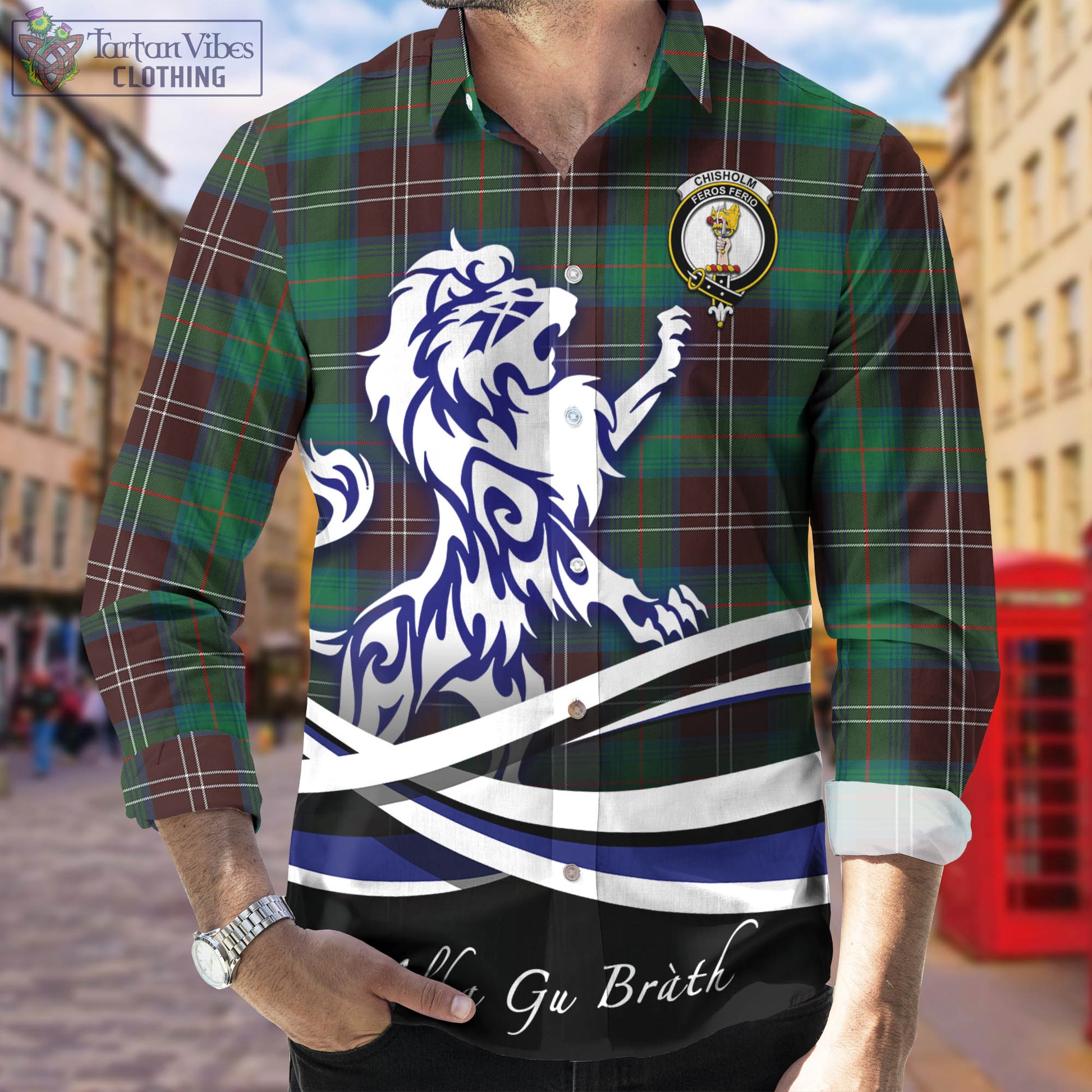 chisholm-hunting-ancient-tartan-long-sleeve-button-up-shirt-with-alba-gu-brath-regal-lion-emblem