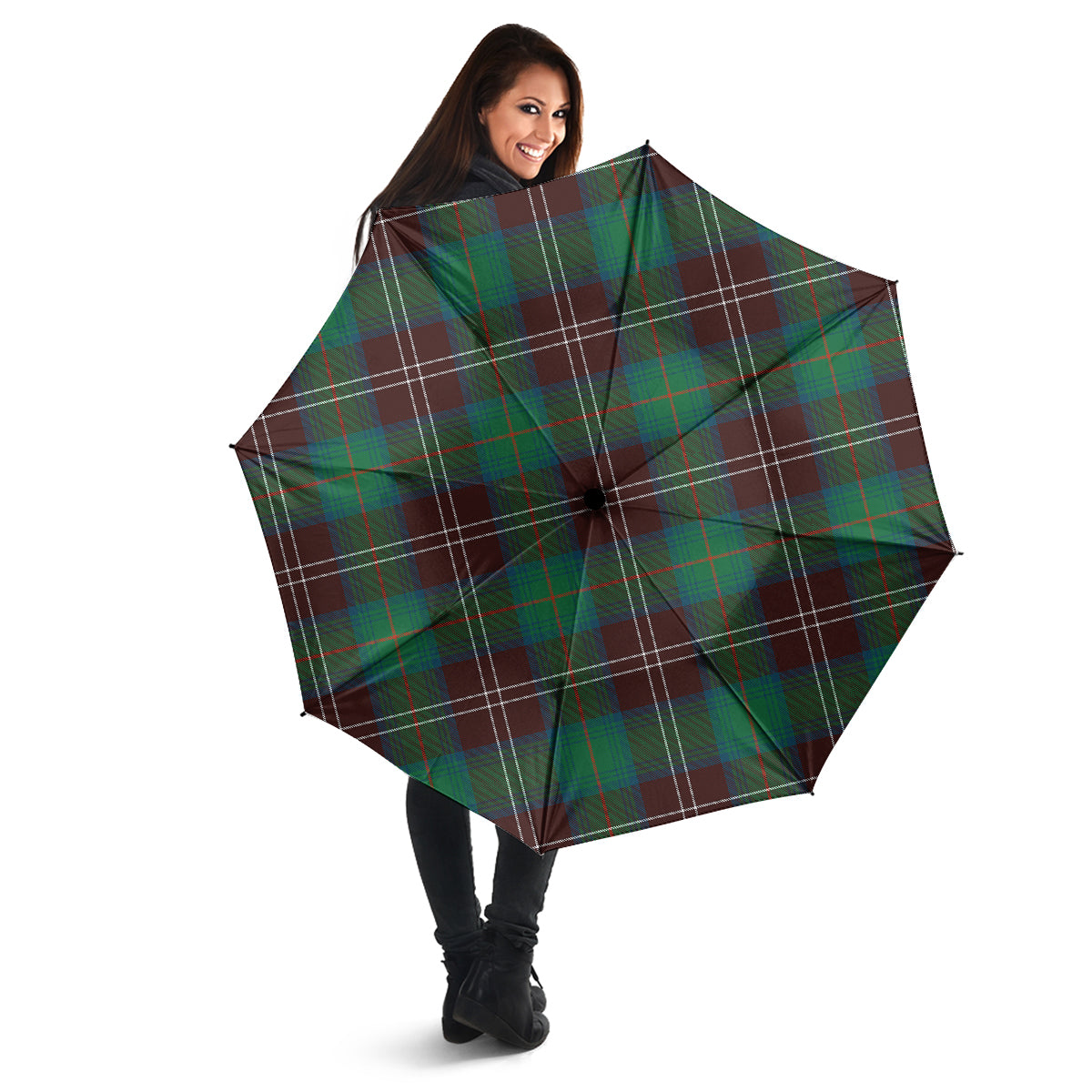 Chisholm Hunting Ancient Tartan Umbrella - Tartanvibesclothing