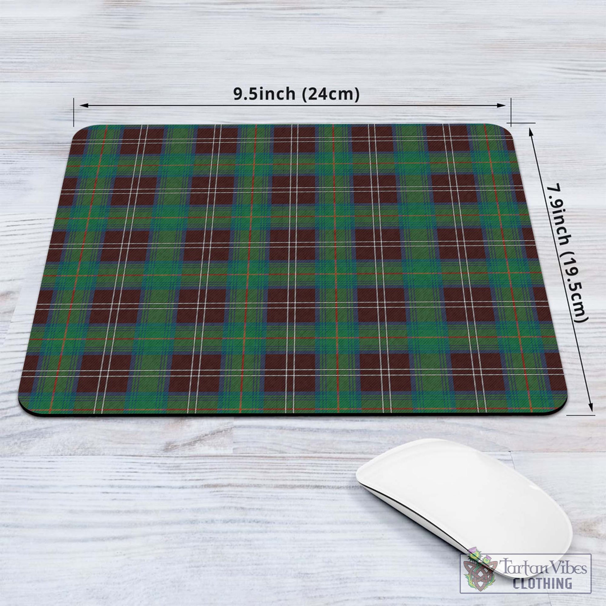 Tartan Vibes Clothing Chisholm Hunting Ancient Tartan Mouse Pad