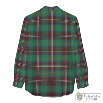 Chisholm Hunting Ancient Tartan Women's Casual Shirt with Family Crest